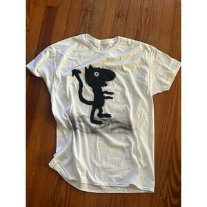 NEW Disenchanted Airbrush Tee Large Hanes Tagless